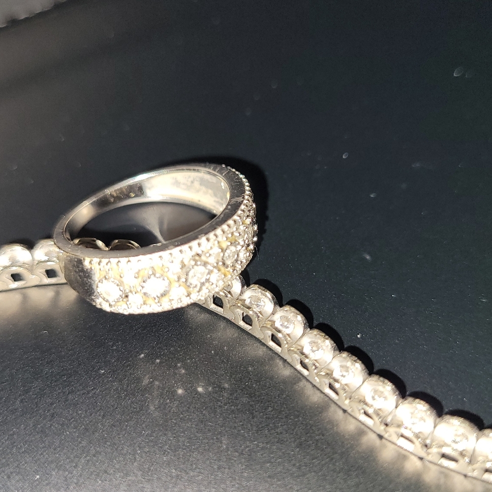 Necklace, bracelet ~ 14k - ring 10ktgold. All 3 items $2000